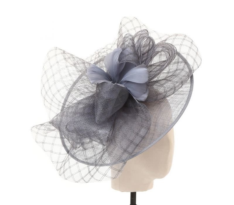 L001 Grey Headband Fascinator