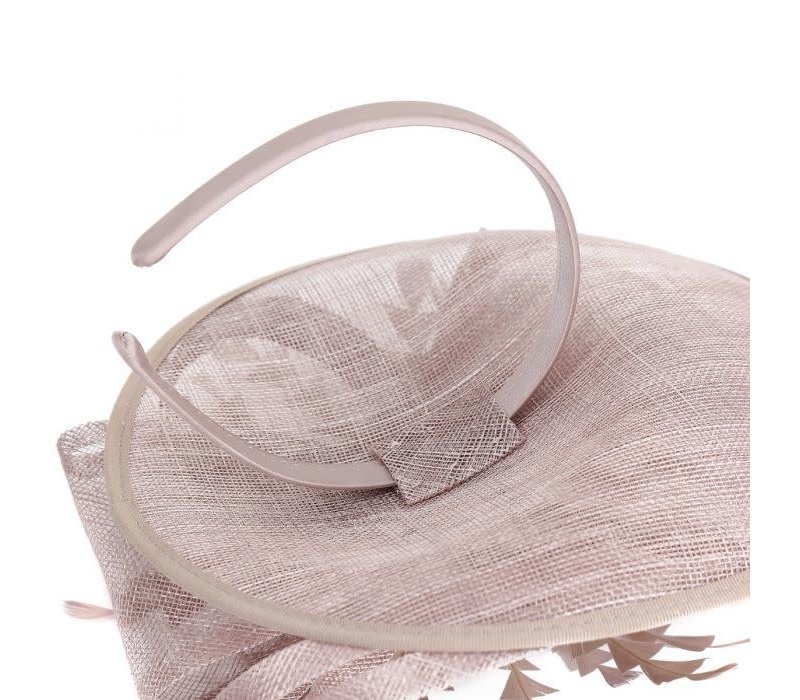 NF2019003 Taupe Fascinator