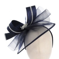 TG212 Navy Decorative Fascinator