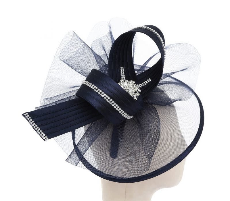 TG212 Navy Decorative Fascinator