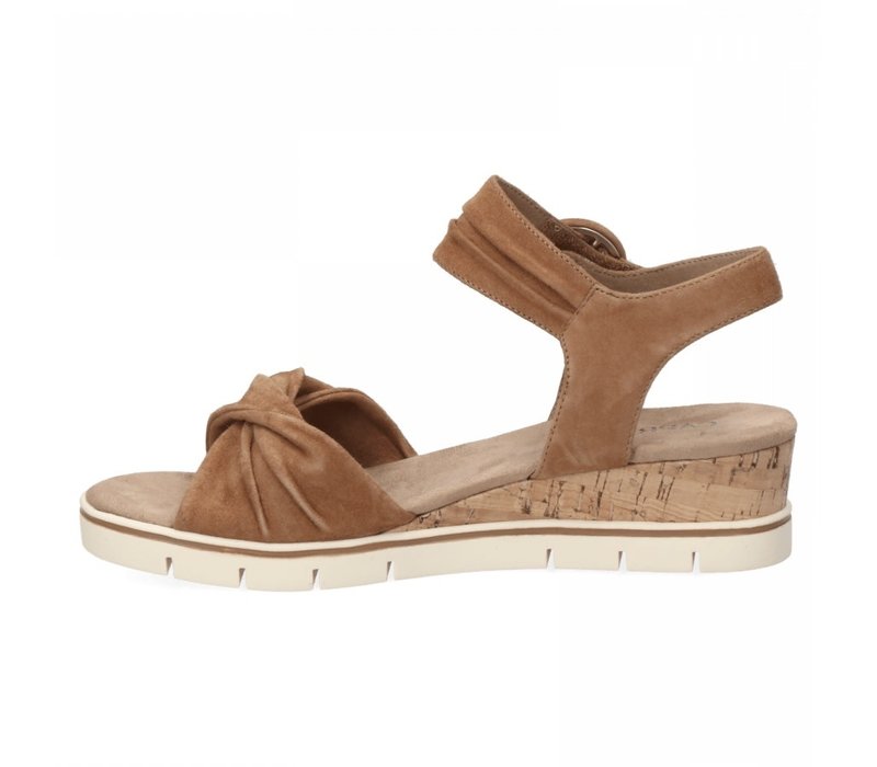 Caprice 28700 Nut Suede Sandals