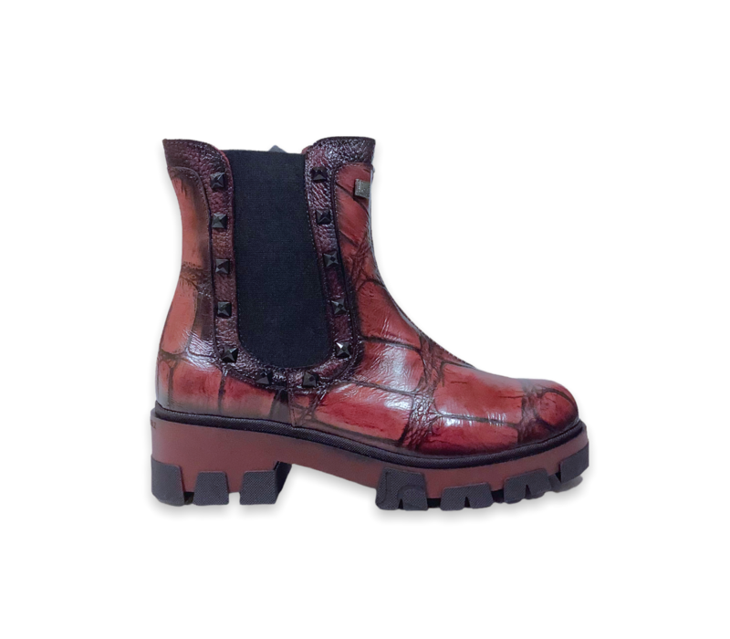 Jose Saenz 3027-K-C Rioja Croc Boot