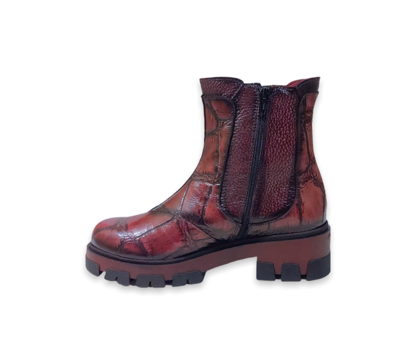 Jose Saenz 3027-K-C Rioja Croc Boot