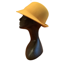Seeberger 18475 Yellow Felt Trilby Hat