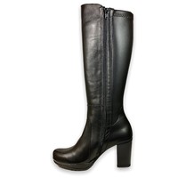 Jose Saenz 7238 Black Platform Long Boot