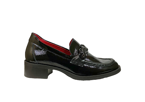 Jose Saenz Jose Saenz 2187 Black soft Pat Loafer