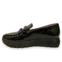 Wonders A-2430 Black patent Croc