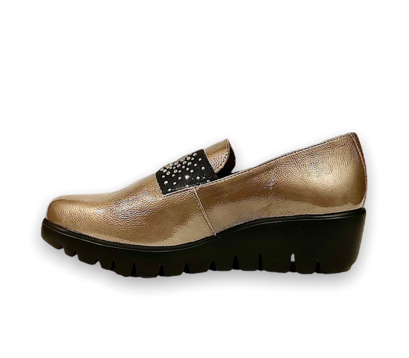 Bronze colored cheap shoes