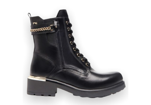 NeroGiardini NeroGiardini I205840D Black Laced Boot