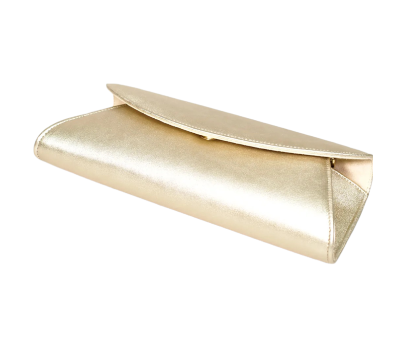 Brenda Zaro POLARIS Gold Metallic Bag