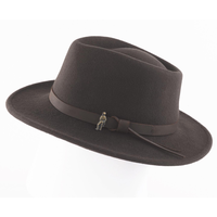 Jack Murphy BOSTON Fedora felt Hat Brown