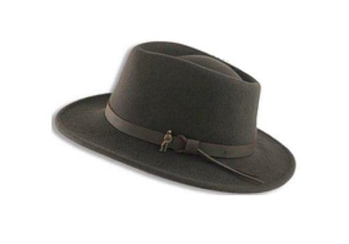 Jack Murphy Jack Murphy BOSTON Fedora felt Hat Olive