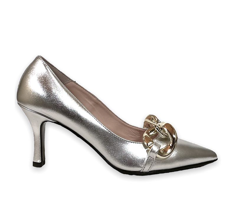 MarcoMoreo MARZIA Link Shoe Silver