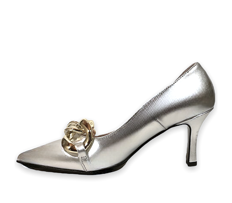 MarcoMoreo MARZIA Link Shoe Silver