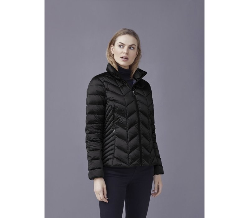 black goose down coat