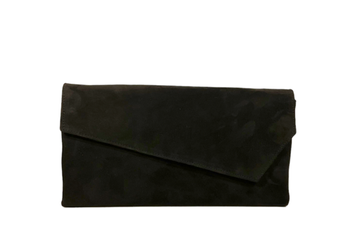 Marian Marian 104 V20 Black Suede Envelope Bag