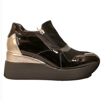 MarcoMoreo GIANNI Black/Gold Wedge