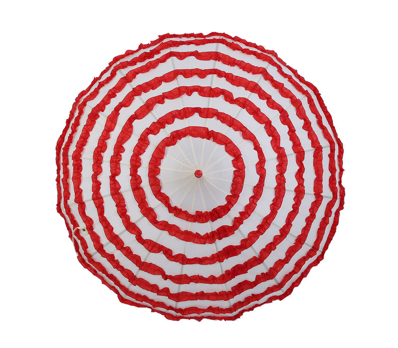 TW03 Red/Cream Umbrella