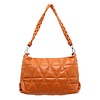 Peach Accessories 60333 Puffer handbag in Tan