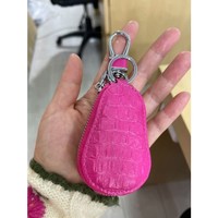 3041 Little zebra Keychain Purse in Fushia