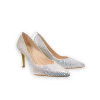 Lodi RADISCO White Glitter Shoes