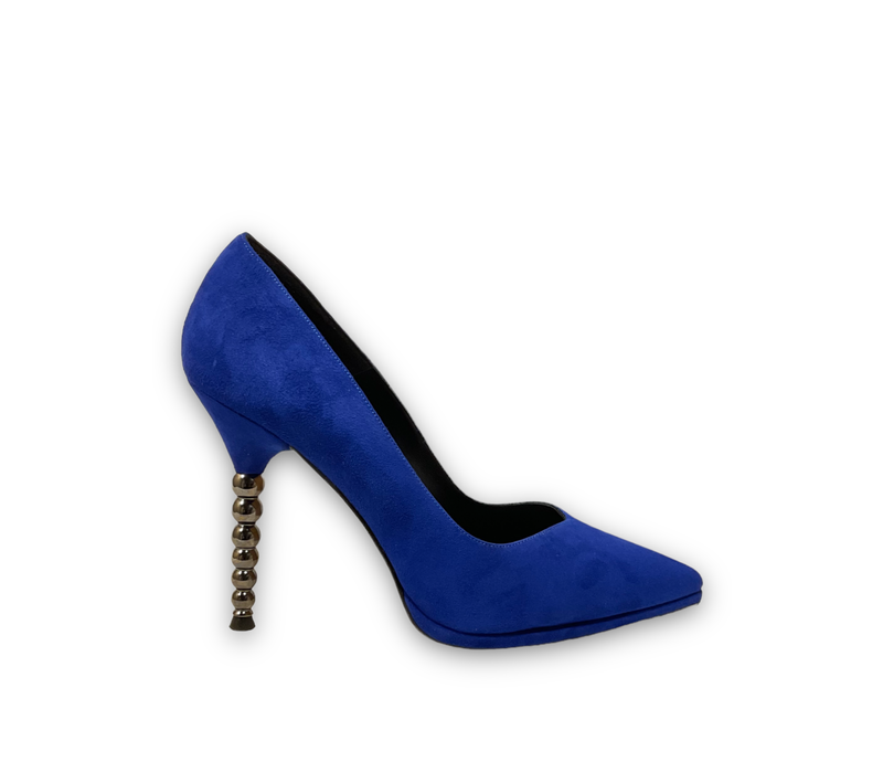 Lodi VILORA Royal Blue Suede Shoes