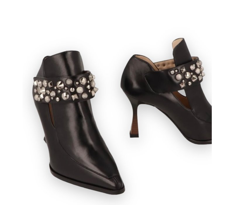 Lodi MARVIA Black Studded Shoe/Boot