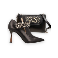 Lodi MARVIA Black Studded Shoe/Boot