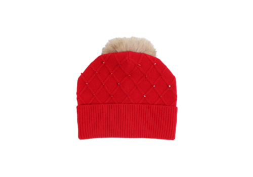 PIA ROSSINI A/W Pia Rossini KHLOE Red Hat with Pompom