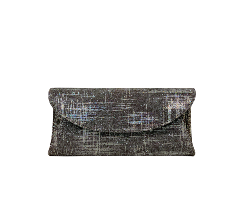 Brenda Zaro Dk. Grey glitter Bag