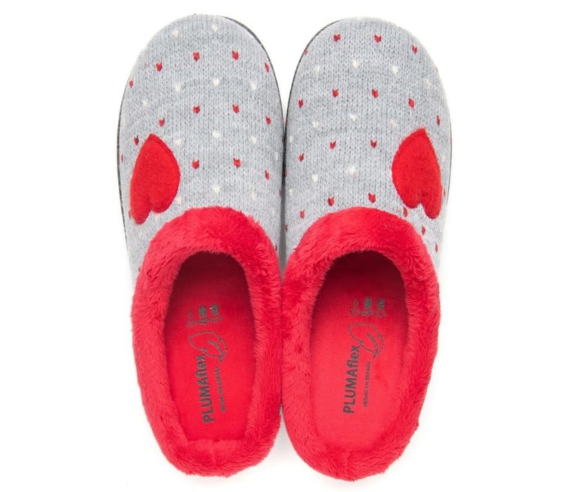 Plumaflex 12221 Red Heart slip on Slippers