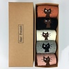 Peach Accessories SDK059 set of 5 pairs Kitty Socks in gift box