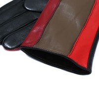 HA1944 Orange mix Leather Gloves