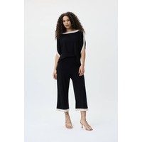 Joseph Ribkoff Black/Cream Jumpsuit