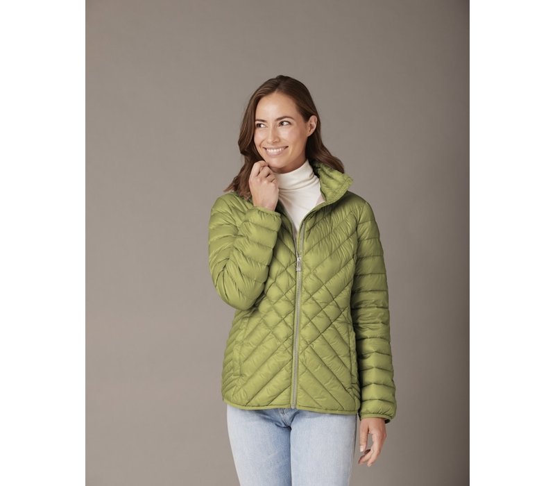 Junge HELENA quilted light Down Jacket Kiwi