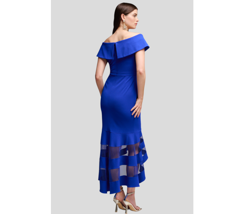 Joseph Ribkoff Royal Sapphire  Sheer panel Dress