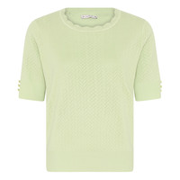 Micha 171 124 lime Green fine knit Top