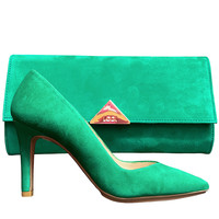 Lodi RABOT-TP Apple Green suede Shoes