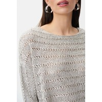 Joseph Ribkoff  lace knit Sequinned Top