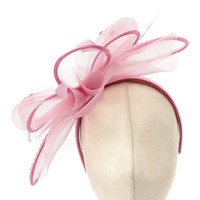 TGH021 Pearl and diamante mix Headband in Pink