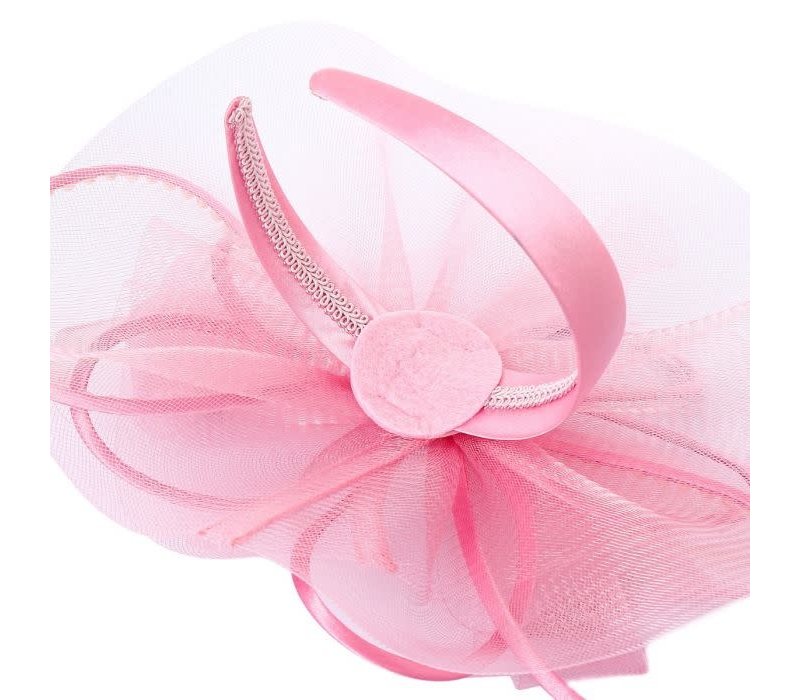 TGH021 Pearl and diamante mix Headband in Pink