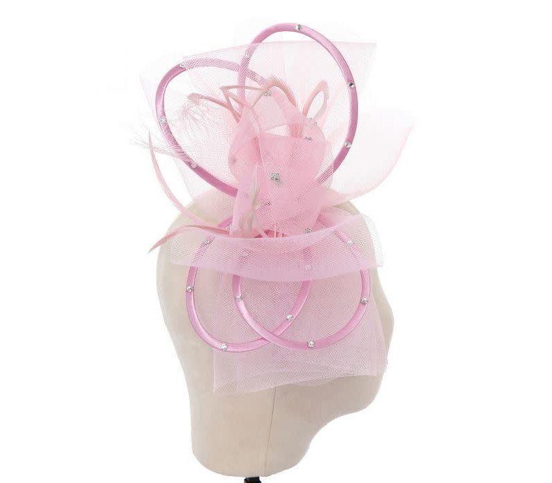 TGHW335 delicate Pink Headpiece