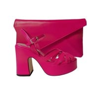 Marian 60702 Fuchsia Platform Sandal