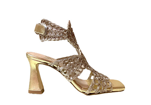 Marian Marian 52711 Gold Gladiator Dress Sandals