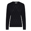 Micha A/W Micha 169 182 Black diamond knit Sweater