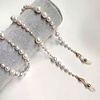 SC044 Mixed size pearls sunglasses chains in Ivory
