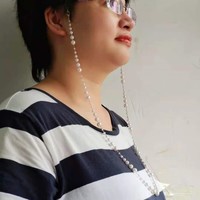 SC044 Mixed size pearls sunglasses chains in Ivory