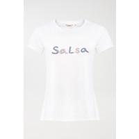 Salsa 21002831 White Logo T-Shirt