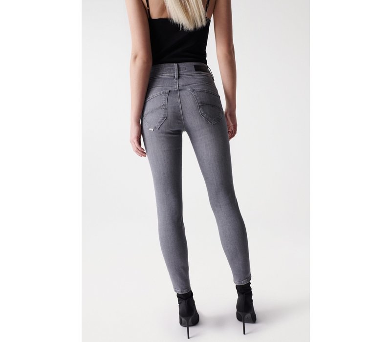 Salsa Grey push in SECRET soft Jeans