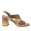 REPO REPO 49614 Gold block heel Sandal